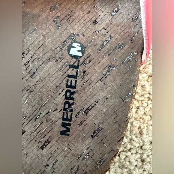 MERRELL | Around Town Sunvue Post Sandals Coral Pink Multicolor | Women’s Size 9 - Picture 5 of 7